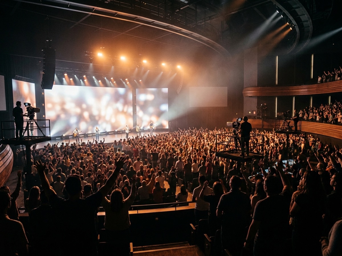 Broadcast-scale worship, DFW